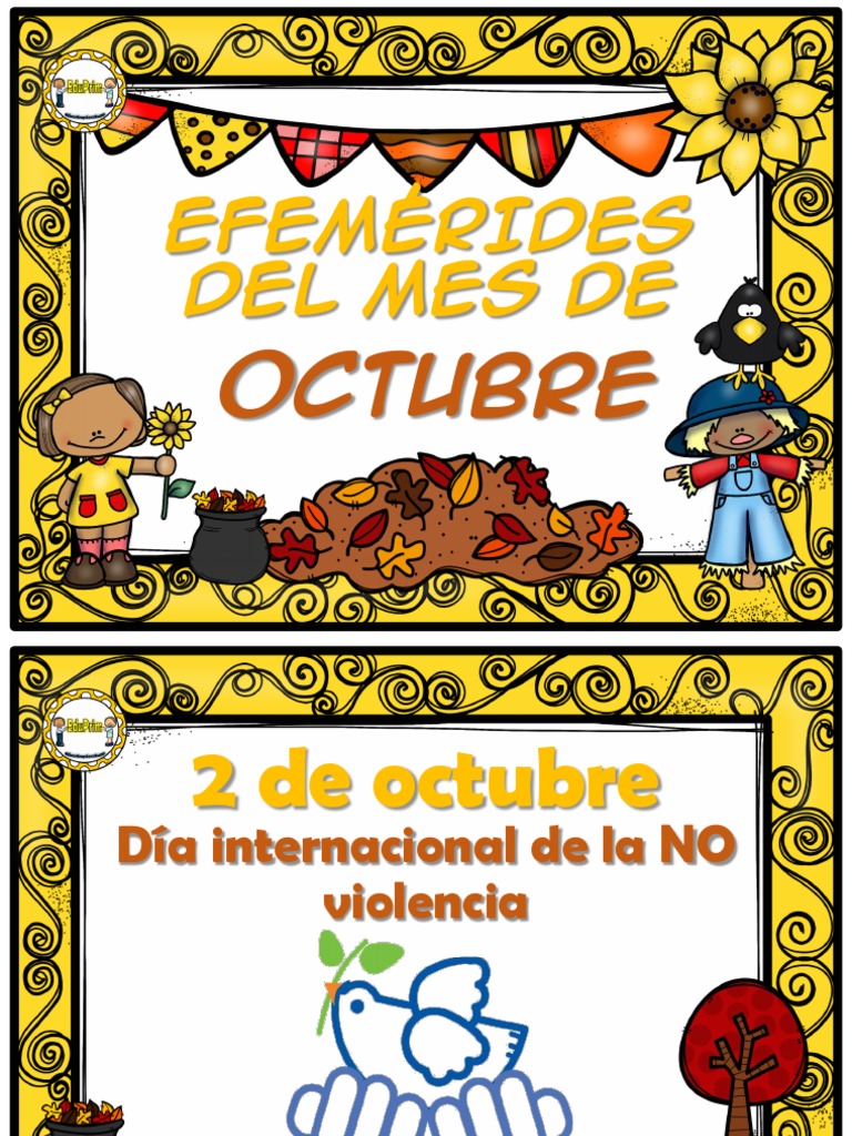 Efemerides de Octubre