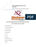 Contoh Diagnosa Keperawatan Dan Discharge Planning