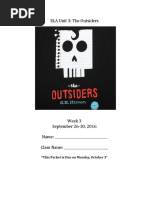 The Outsiders - Final Assessment | PDF | Novels image.