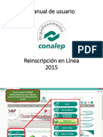 Tutorial Reinscripcion en Linea Conalep 2015 PDF