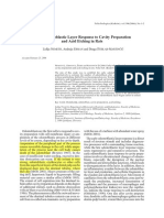 Early Odontoblastic Layer Response To Cavity Preparation