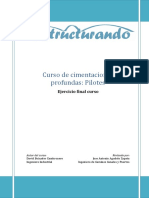 Curso cimentaciones profundas: Ejercicio pilotes GCOC