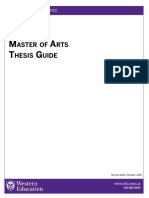 Master Thesis Guide