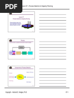 07 Process Selection & Capacity Planning PDF