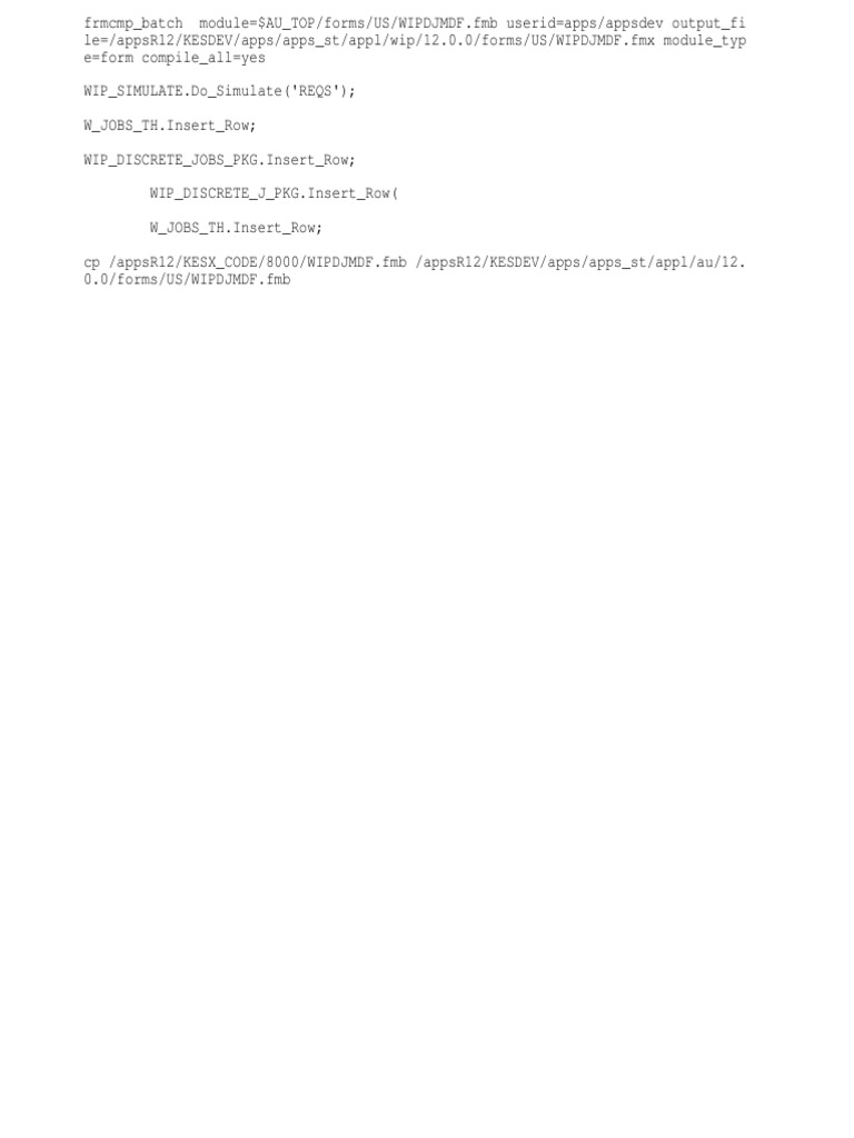 Oracle Forms Compilation Guide | PDF