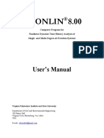 NONLIN V8.00 Users Manual