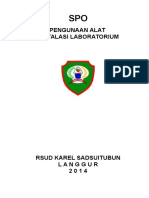 SPO Penggunaan Alat