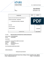 Invoice SAF-1617-021 Jamna August 2016