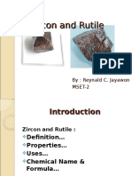 Zircon and Rutile Properties Uses
