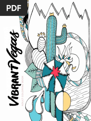 Las Vegas Review-Journal's Vibrant Vegas Adult Coloring Book