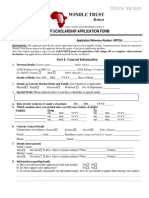 DAFI 2015 Scholarship Application Form - Online