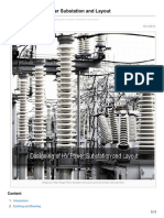 HV Power Substation Design Layout