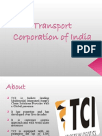 Distribution System of Transport Corporation of India