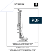 Instruction manual for BG25