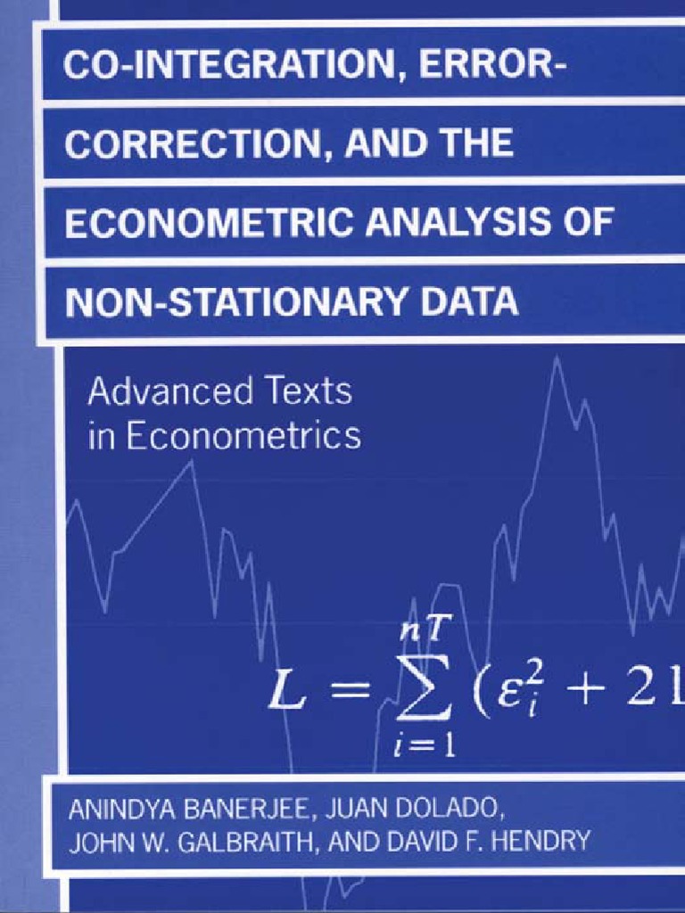 Cointegration, Error Correction CH 3 - 8 PDF | PDF | Stationary Process ...