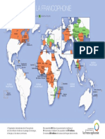 Francophonie - Carte 80x60 PDF