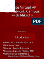 Create Virtual AP For Network Campus With Mikrotik
