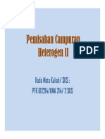 Materi Kuliah Pemisahan Campuran Heterogen II Pertemuan 1 Dan 2