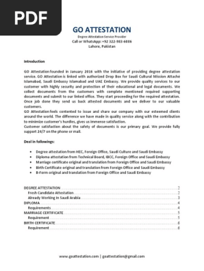Go Attestation, Degree Attestation, Saudi Culture, Saudi Embassy, Marriage Certificate, Nikah Nama, Birth Certificate, B Form, Islamabad, Karachi, Lahore