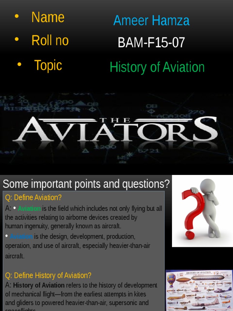 History Of Aviation Pdf Aircraft Flight