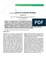 A Test System for Surfactant Flooding