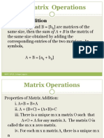 1.2 Matrix Operations