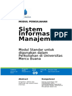 9.Sistem Informasi Manajemen  Modul ke-9 by Agus Arijanto,SE,MM PKK Kranggan_OK.doc