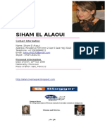 CV 2017 Siham El Alaoui