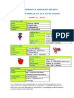 Ementa 26 a 30 de Setembro