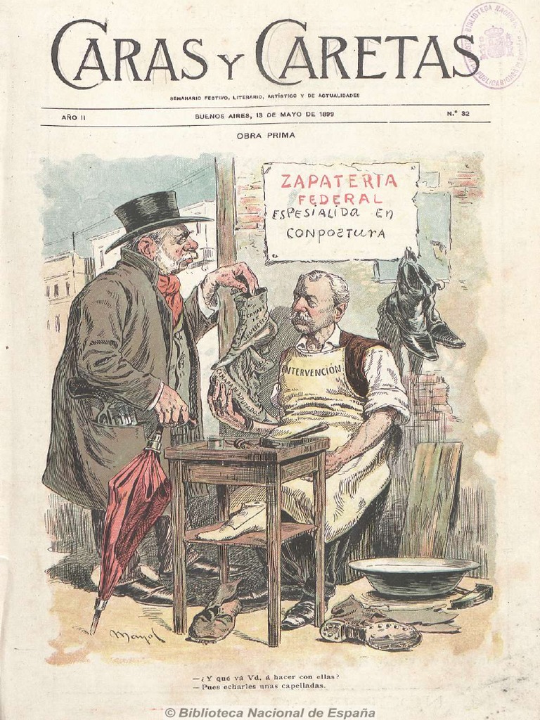 Caras Y Caretas 0032 13 05 1899 Pdf Francia