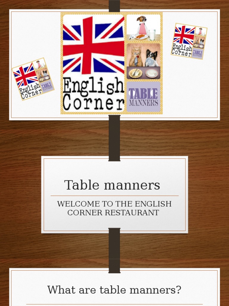 Essential Table Manners Guide | PDF