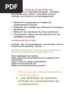 Comportement Du Consommateur