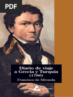 Miranda Francisco Diario de Viaje A Grecia y Turquía (1786)