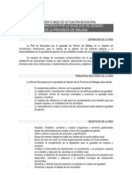 Documento Base de La Red de Municipios Por La Igualdad de Genero de La Provincia de Malaga