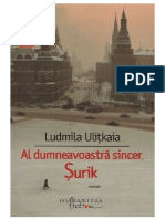 Ludmila Ulitkaia Al Dumneavoastra Sincer Surik