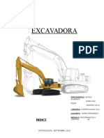 Informe Excavadora 