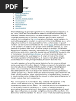 Social Dialectology