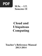 Cloud and Ubiquitous Computing Practical Manual