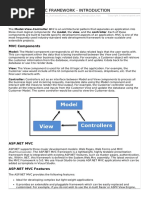 MVC Framework Introduction PDF