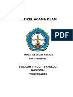 Artikel Agama Islam