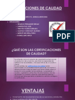 Trabajo Certificaciones de Calidad