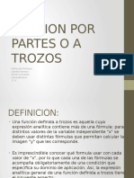 Funciones definidas a trozos: concepto, ejemplos y gráficas