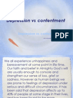 Depression vs. Contentment