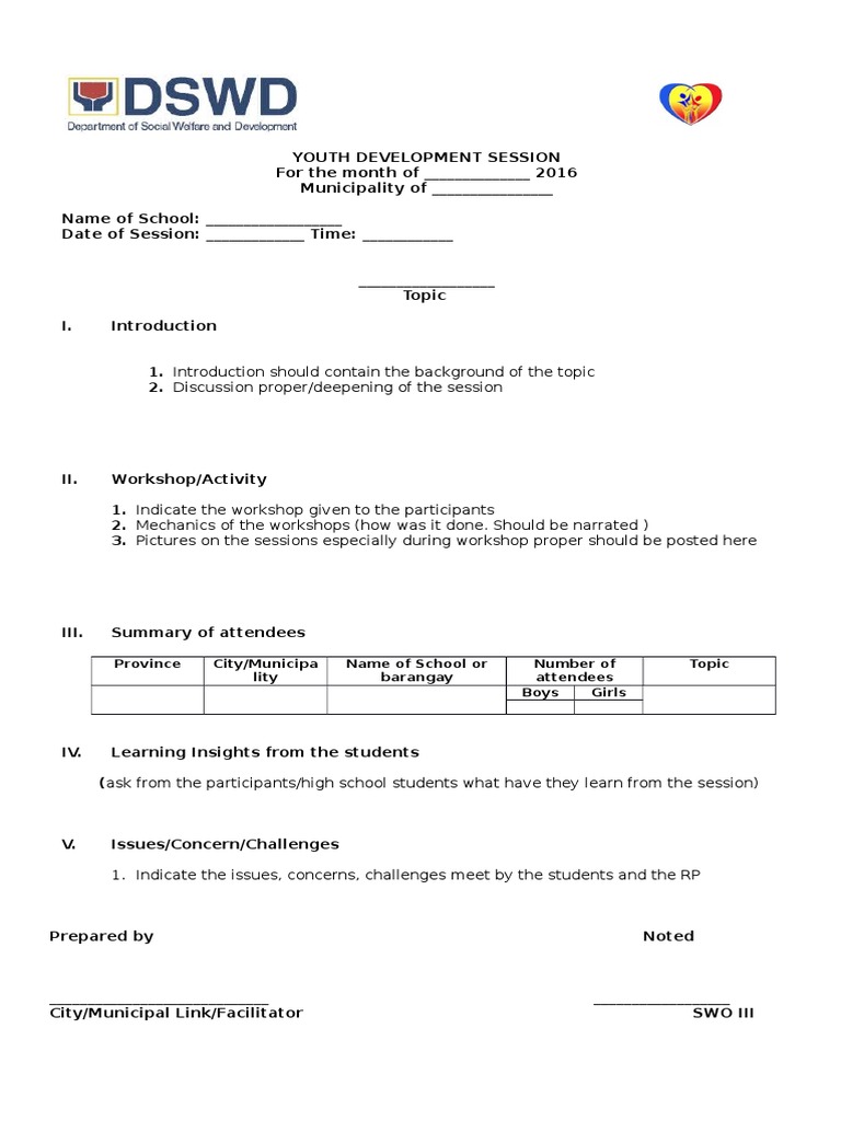 Youth Development Session Report | PDF | Career & Growth | Social Science