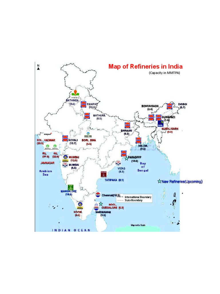 Oil Refineries in India Overview | PDF