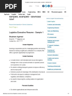 2 Logistics executive resume samples, examples - download now!.pdf