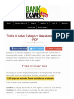 Tricks to solve Syllogism Questions Quickly - PDF _ Bank Exams Today.pdf