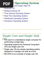 Types of Operating System