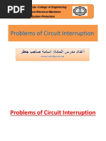 Problems of Circuit Interruption