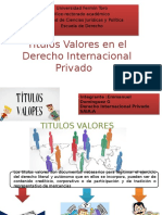 Titulos valores en el DIP